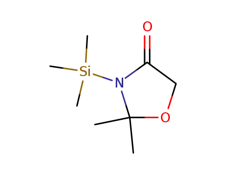 2,2-dimethyl-3-trimethylsilyl-1,3-oxazolidin-4-one