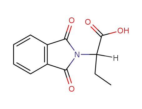 Molecular Structure of 35340-62-6 (2-(1,3-dioxo-1,3-dihydro-2H-isoindol-2-yl)butanoic acid)