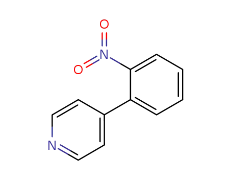 Molecular Structure of 4282-49-9 (4-(2-Nitrophenyl)pyridine)