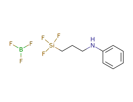 phenyl-(3-trifluorosilanyl-propyl)-amine; compound with trifluoroborane