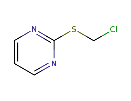 Molecular Structure of 19834-93-6 (2-((Chloromethyl)thio)pyrimidine)