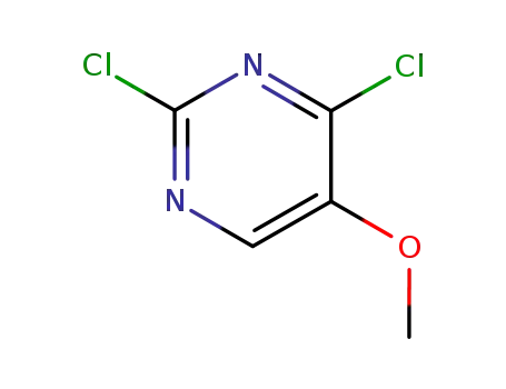Molecular Structure of 19646-07-2 (2,4-Dichloro-5-methoxypyrimidine)