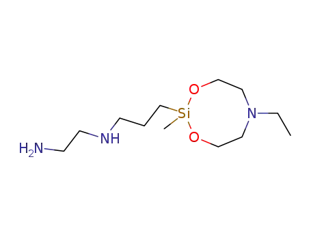 2-γ-N-(aminoethyl)aminopropyl-2-methyl-6-ethyl-1,3-dioxa-6-aza-2-silacyclooctane