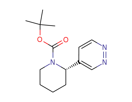 (S)-2-(pyridazine-4'-yl)-piperidine-1-carboxylic acid tert-butyl ester