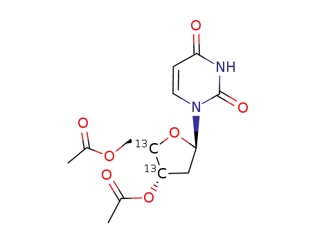 [3',4'-13C2]3',5'-di-O-acetyl-2'-deoxyuridine