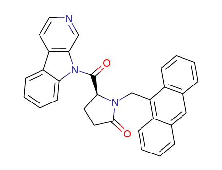 9-[N-(anthracen-9-ylmethyl)-(S)-pyroglutamyl]-β-carboline