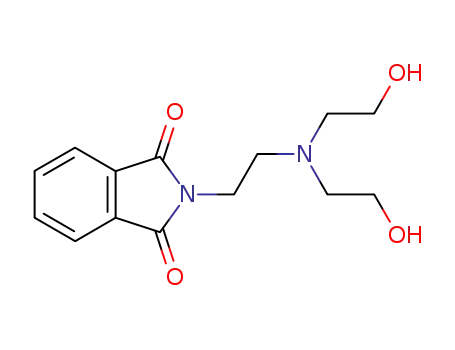 Molecular Structure of 118839-29-5 (N-(2-N,N-dihydroxyethyl)phthalimide)