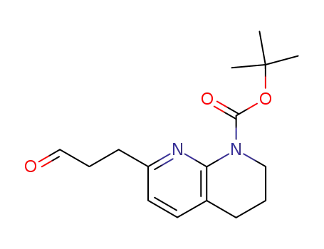 tert-butyl 7-(3-oxopropyl)-3,4-dihydro-1,8-naphthyridine-1(2H)-carboxylate