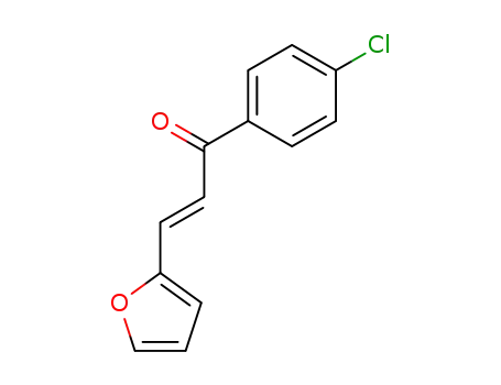 Molecular Structure of 14385-65-0 ((2E)-1-(4-chlorophenyl)-3-furan-2-ylprop-2-en-1-one)