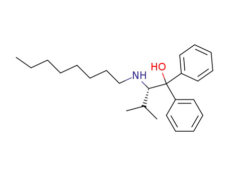 (2S)-3-methyl-2-[(octyl)amino]-1,1-diphenyl-butan-1-ol