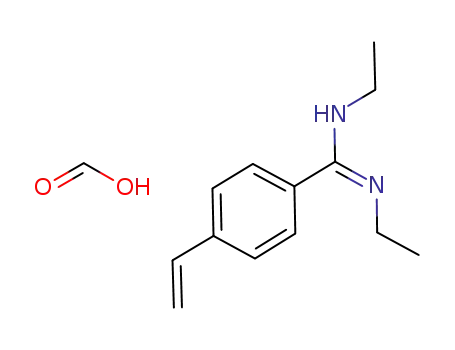 formic acid N,N'-diethyl-4-vinylbenzamidine complex