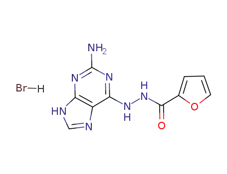 furan-2-carboxylic acid N'-(2-amino-9H-purin-6-yl)-hydrazide; hydrobromide