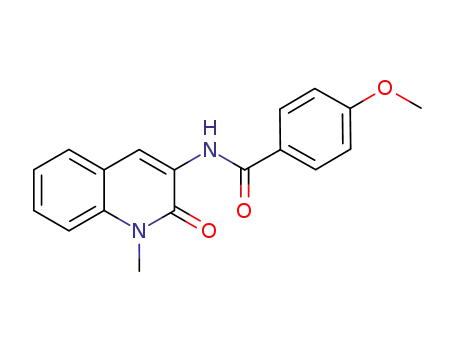 4-methoxy-N-(1-methyl-2-oxo-1,2-dihydroquinolin-3-yl)benzamide