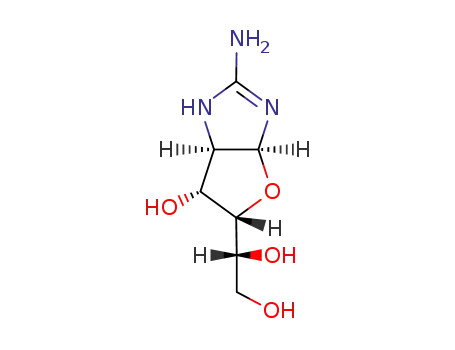 (R)-1-((3aS)-2-amino-6c-hydroxy-(3ar,6ac)-3a,5,6,6a-tetrahydro-1H-furo[2,3-d]imidazol-5c-yl)-ethane-1,2-diol