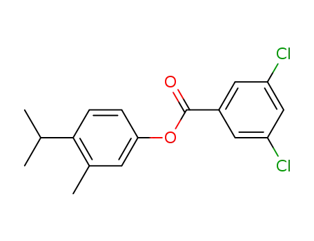 4-isopropyl-3-methylphenyl 3,5-dichlorobenzoate