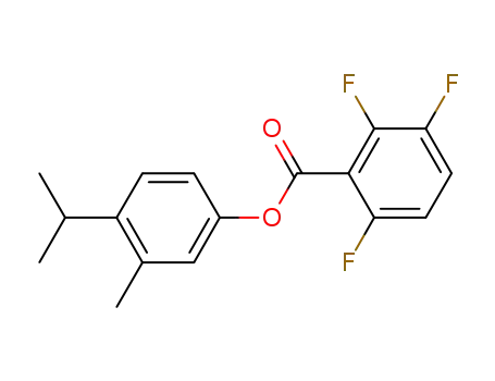 4-isopropyl-3-methylphenyl 2,3,6-trifluorobenzoate
