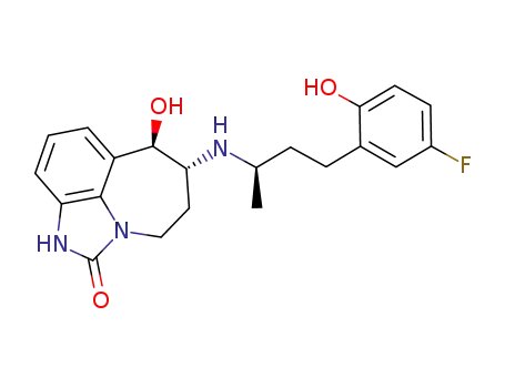 (6R,7R)-6-{[(R)-3-(5-fluoro-2-hydroxyphenyl)-1-methylpropyl]amino}-7-hydroxy-4,5,6,7-tetrahydroimidazo[4,5,1-jk][1]benzazepin-2(1H)-one