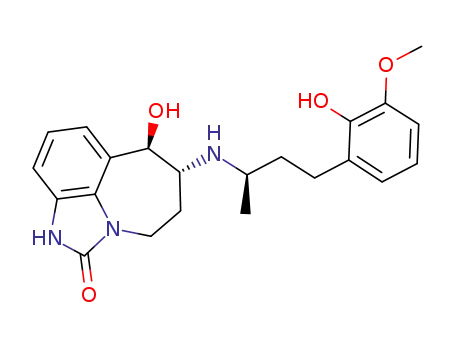(6R,7R)-7-hydroxy-6-{[(R)-3-(2-hydroxy-3-methoxyphenyl)-1-methylpropyl]amino}-4,5,6,7-tetrahydroimidazo[4,5,1-jk][1]benzazepin-2(1H)-one