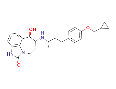 (6R,7R)-6-({(S)-3-[4-(cyclopropylmethoxy)phenyl]-1-methylpropyl}amino)-7-hydroxy-4,5,6,7-tetrahydro-imidazo[4,5,1-jk][1]benzazepin-2(1H)-one