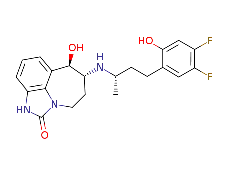 (6R,7R)-6-{[(S)-3-(4,5-difluoro-2-hydroxyphenyl)-1-methylpropyl]amino}-7-hydroxy-4,5,6,7-tetrahydroimidazo[4,5,1-jk][1]benzazepin-2(1H)-one