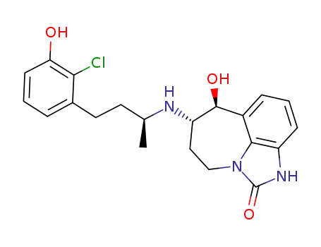 (6R,7R)-6-{[3-(2-chloro-3-hydroxyphenyl)-1-methylpropyl]amino}-7-hydroxy-4,5,6,7-tetrahydroimidazo[4,5,1-jk][1]benzazepin-2(1H)-one