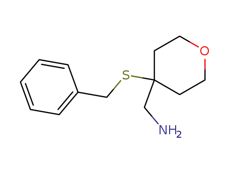 4-aminomethyl-4-benzylthio-2,3,5,6-tetrahydro-4H-pyran
