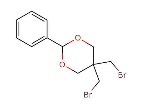 Molecular Structure of 3733-29-7 (1,3-Dioxane, 5,5-bis(bromomethyl)-2-phenyl-)