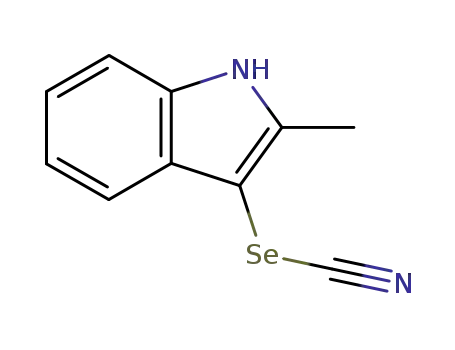 Molecular Structure of 1130-89-8 (2-Methyl-3-(cyanoseleno)-1H-indole)