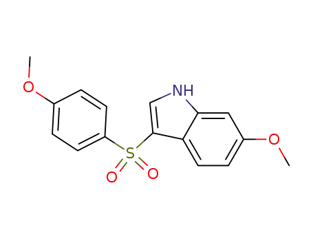 6-methoxy-3-(4-methoxy-phenylsulfonyl)-1H-indole