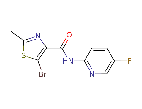5-bromo-2-methyl-thiazole-4-carboxylic acid (5-fluoro-pyridin-2-yl)-amide