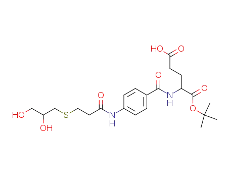 (4-(6,7-dihydroxy-4-thiaheptanoylamino)benzoyl)glutamic acid di-t-butyl ester