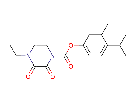 4-isopropyl-3-methylphenyl N-(4-ethyl-2,3-dioxo-1-piperazine)carbamate