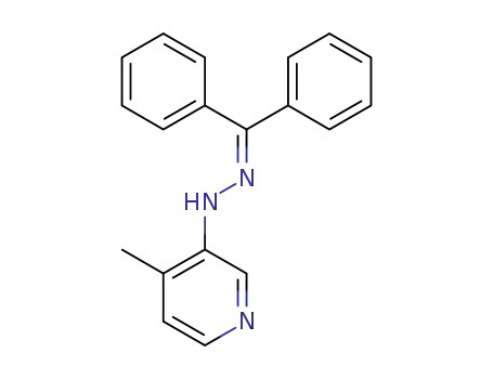Molecular Structure of 928263-96-1 (Methanone, diphenyl-, 2-(4-methyl-3-pyridinyl)hydrazone)