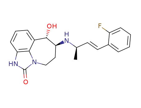 (E)-(6S,7S)-6-{[(R)-3-(2-fluorophenyl)-1-methylprop-2-en-1-yl]amino}-7-hydroxy-4,5,6,7-tetrahydroimidazo[4,5,1-jk][1]benzazepin-2(1H)-one