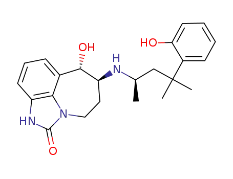 (6S,7S)-7-hydroxy-6-{[(R)-3-(2-hydroxyphenyl)-1,3-dimethylbutyl]amino}-4,5,6,7-tetrahydroimidazo[4,5,1-jk][1]benzazepin-2(1H)-one