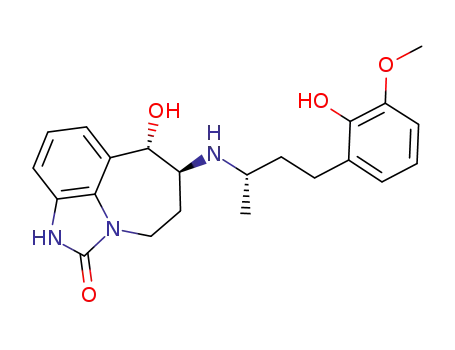 (6S,7S)-7-hydroxy-6-{[(S)-3-(2-hydroxy-3-methoxyphenyl)-1-methylpropyl]amino}-4,5,6,7-tetrahydroimidazo[4,5,1-jk][1]benzazepin-2(1H)-one