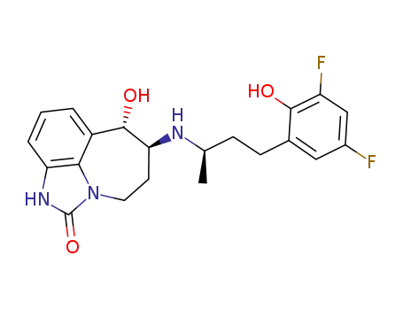 (6S,7S)-6-{[(R)-3-(3,5-difluoro-2-hydroxyphenyl)-1-methylpropyl]amino}-7-hydroxy-4,5,6,7-tetrahydroimidazo[4,5,1-jk][1]benzazepin-2(1H)-one
