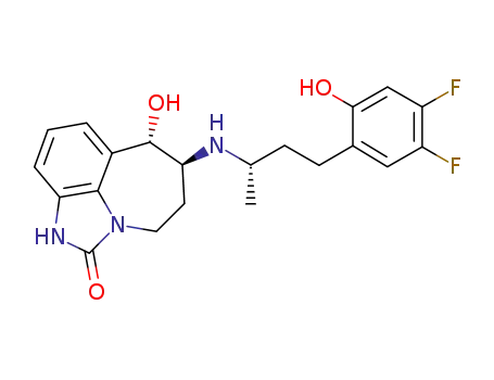 (6S,7S)-6-{[(S)-3-(4,5-difluoro-2-hydroxyphenyl)-1-methylpropyl]amino}-7-hydroxy-4,5,6,7-tetrahydroimidazo[4,5,1-jk][1]benzazepin-2(1H)-one