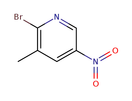 Molecular Structure of 23132-21-0 (2-Bromo-3-methyl-5-nitropyridine)
