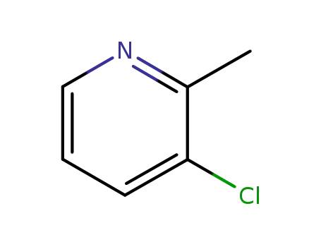Molecular Structure of 72093-03-9 (3-CHLORO-2-METHYLPYRIDINE)