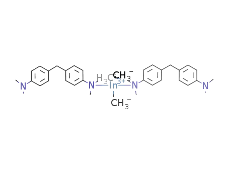 trimethylindium bis(N,N,N',N'-tetramethyl-4,4'-methylenebis(aniline)) adduct