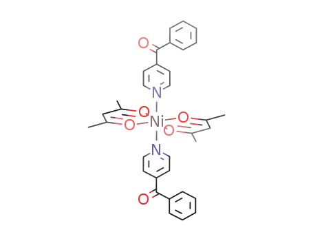 {Ni(acetylacetonate)2(4-benzoylpyridine)2}