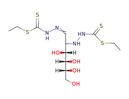 2-(N'-ethylsulfanylthiocarbonyl-hydrazino)-2-deoxy-D-glucose-(ethylsulfanylthiocarbonyl-hydrazone)