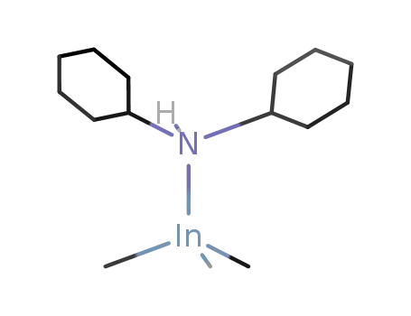 trimethyl(dicyclohexylamine)indium(III)