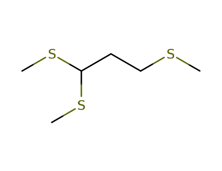 Molecular Structure of 81382-04-9 (Propane, 1,1,3-tris(methylthio)-)