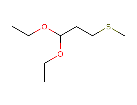 Molecular Structure of 16630-61-8 (1,1-diethoxy-3-(methylthio)propane)