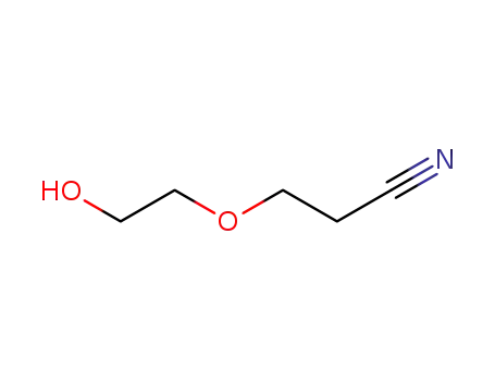 Molecular Structure of 24298-26-8 (3-(2-hydroxyethoxy)propiononitrile)
