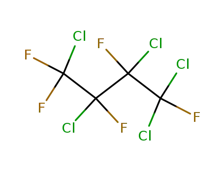 Molecular Structure of 355-19-1 (1,1,2,3,4-Pentachloro-1,2,3,4,4-pentafluorobutane)