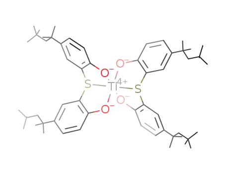 bis(2,2'-thiobis[4-(1,1,3,3-tetramethylbutyl)phenolato]-κ3O,S,O)titanium(IV)
