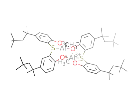 [Al2(μ-κ3-O,S,O-2,2'-thiobis(4-(1,1,3,3-tetramethylbutyl)phenolato))2Me2]